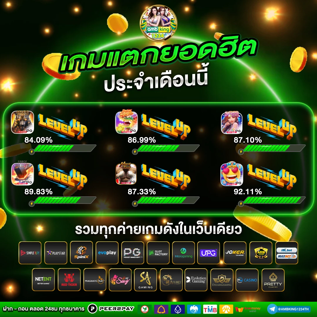 เว็บรับวอลเลท - แบนเนอร์โปรโมชั่น