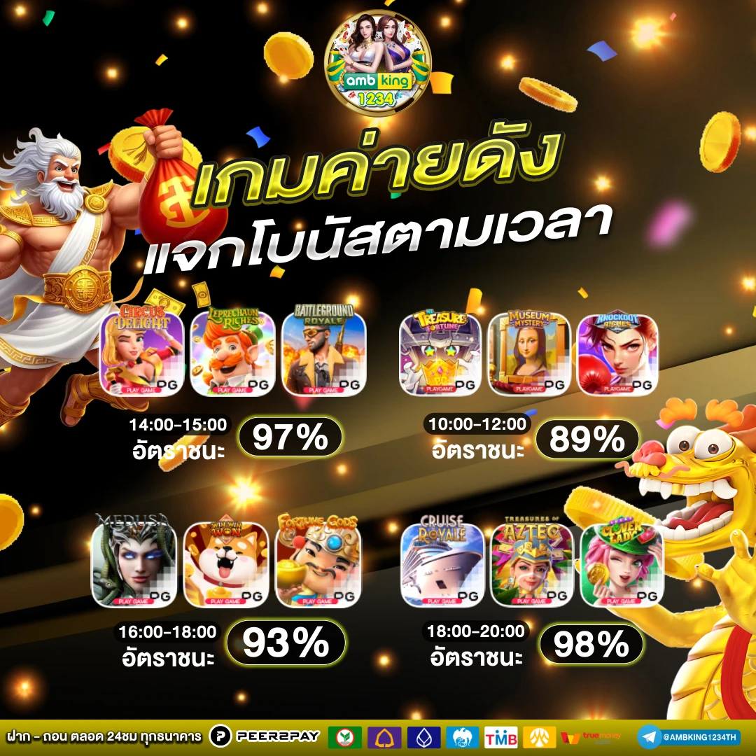 รวมเว็บตรงไม่ผ่านเอเย่นต์ - แบนเนอร์โปรโมชั่น