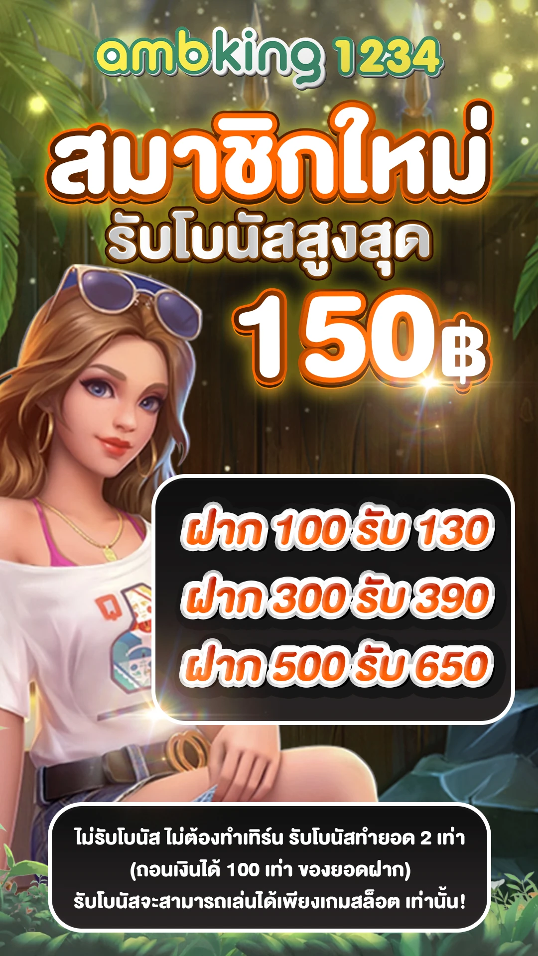 สล็อตฝากถอนวอเลท10รับ100 - แบนเนอร์โปรโมชั่น